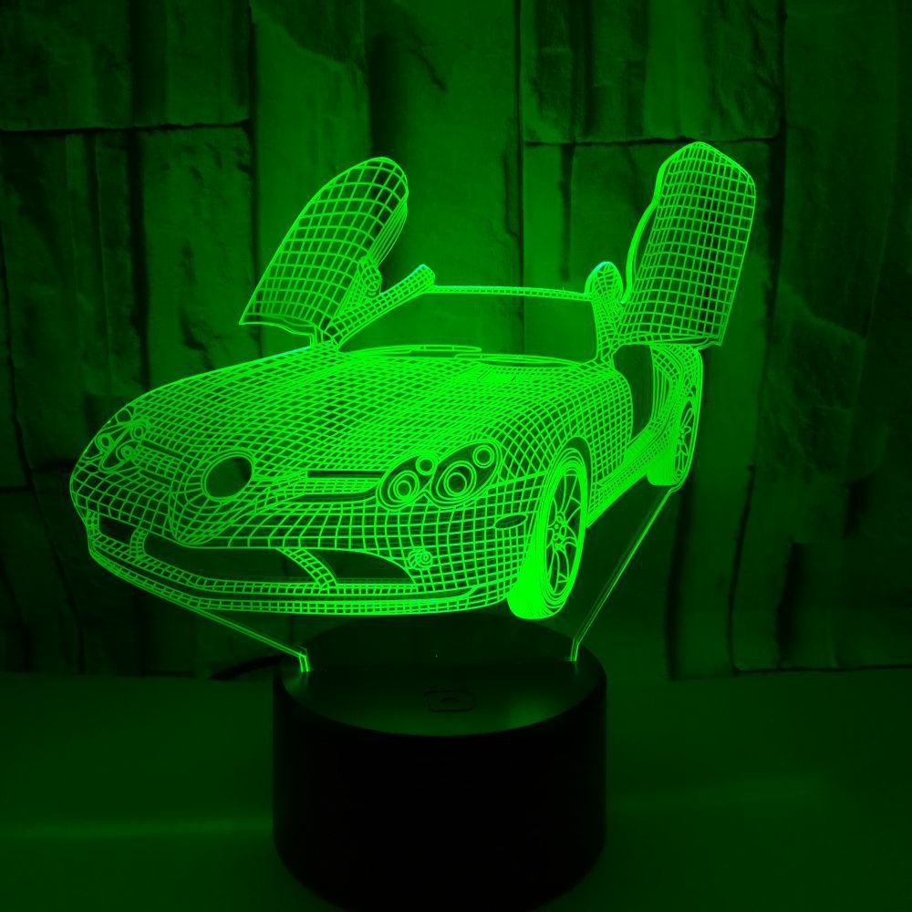 3D LED Colorful Touch Table Lamp – Night Light with Mood Lighting