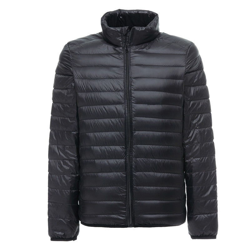 Doudoune légère pour homme Col montant Grande taille