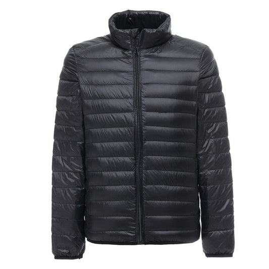 Lightweight Down Jacket Men's Stand Collar Plus Size