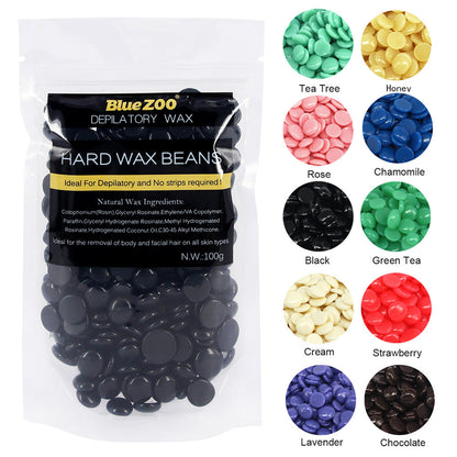 Dehairing Wax Beans without paper