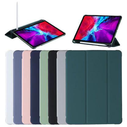 Compatible avec Apple, convient pour coque de protection ipad 10.9 pro 10.5 avec fente pour stylet, étui en cuir dormant mini, coque souple TPU airbag air4
