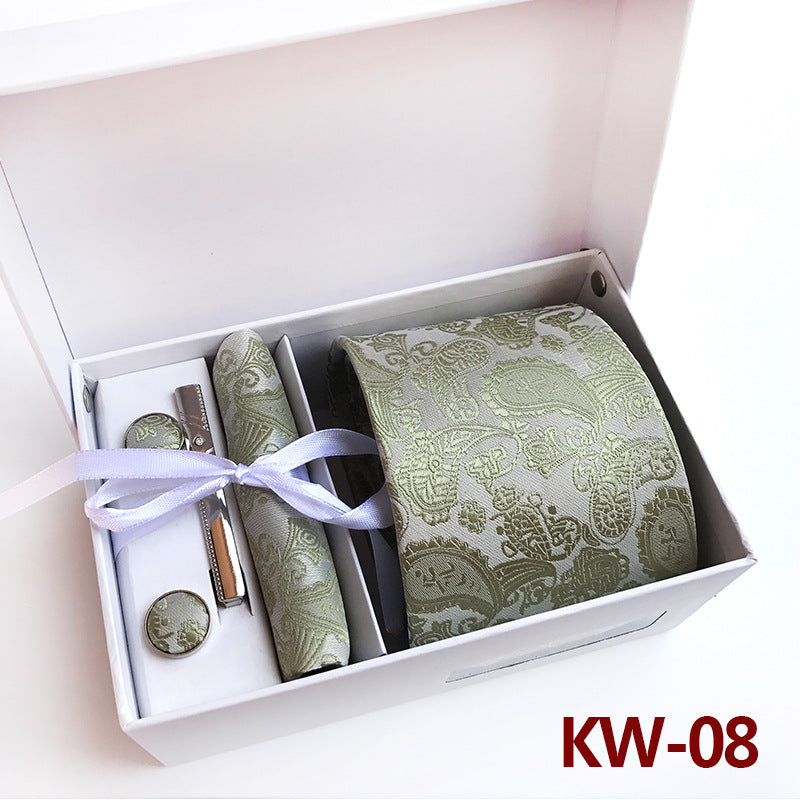 Caja de regalo de corbatas para hombre, 6 piezas, traje de negocios