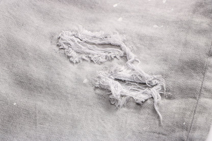 Grey Hong Kong Feng Shui Wash Slag Men's Jeans