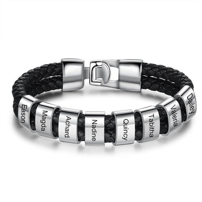 Leather Braided Men's Personality Couple Bracelet