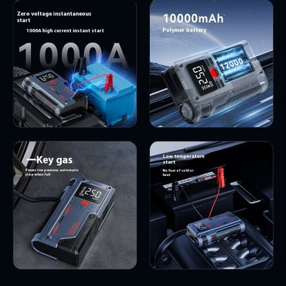 Automobile Emergency Start Power Source Car Inflatable All-in-one Machine
