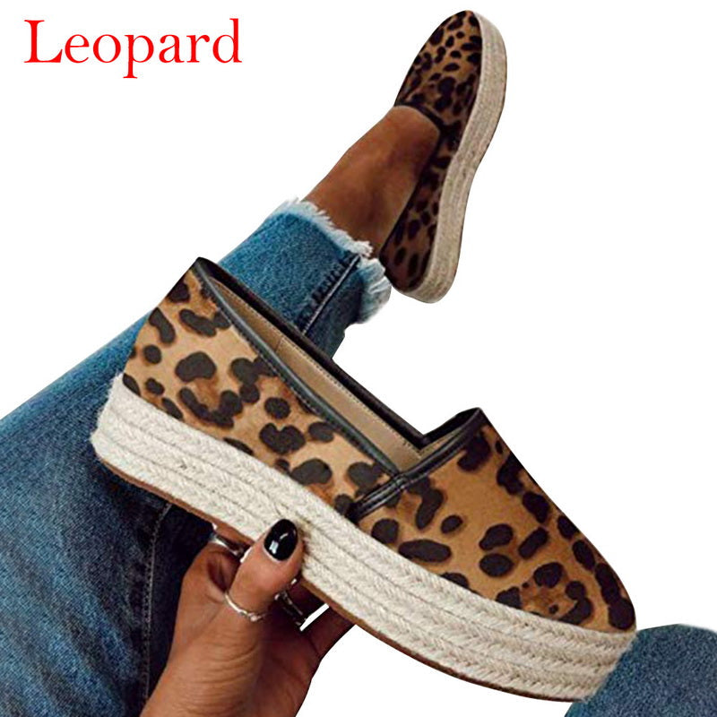 Women Hemp Platform Shoes