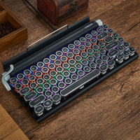 Dot retro typewriter mechanical keyboard