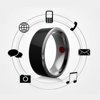 Anillo Inteligente Dispositivo Portátil Multifuncional Negro Alta Tecnología