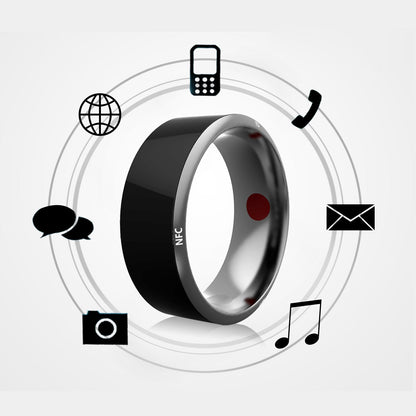 Anillo Inteligente Dispositivo Portátil Multifuncional Negro Alta Tecnología
