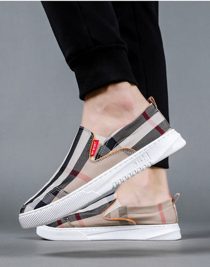 Trendy umbrella cloth men's shoes