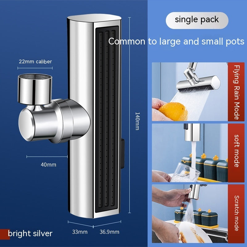 Multi-Gear Copper Faucet Extender Sprinkler