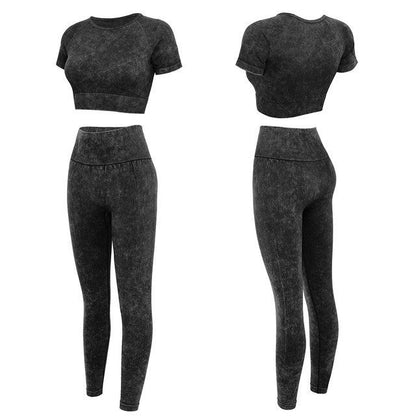 Women Yoga Sportswear Seamless Outfit Fashion Trousers