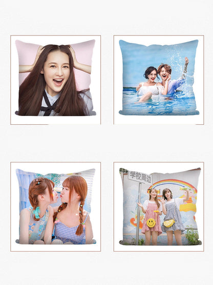 Coussin double usage matelassé avec logo double face personnalisé pour voiture et canapé