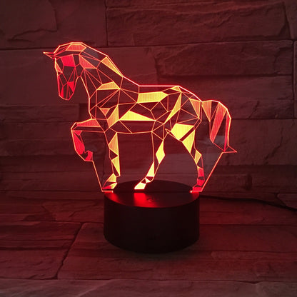 Remote touch gradient table lamp