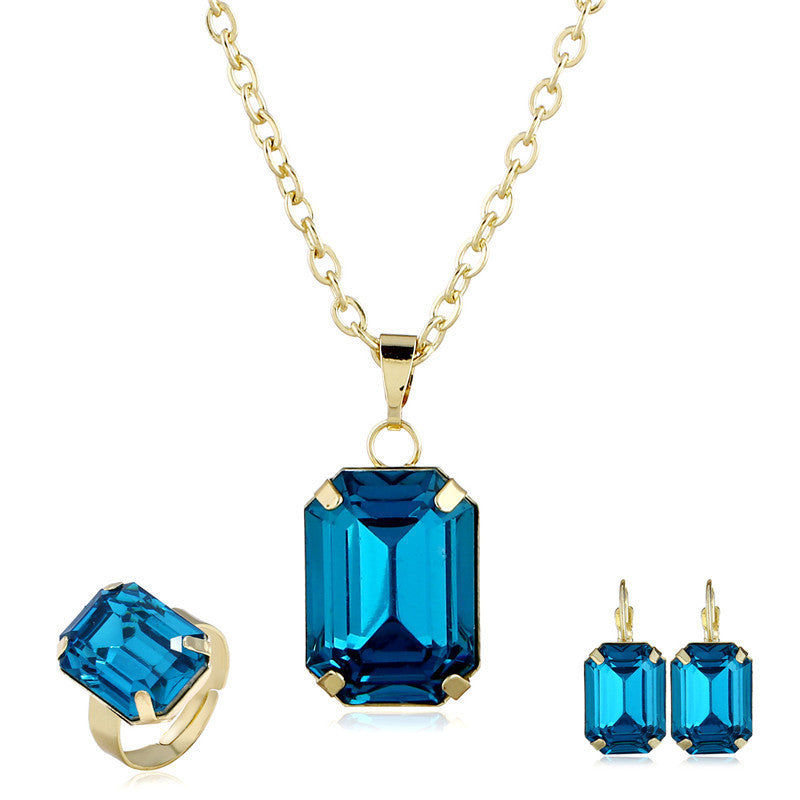 Bijoux de mariée Ensemble de bijoux européens et américains