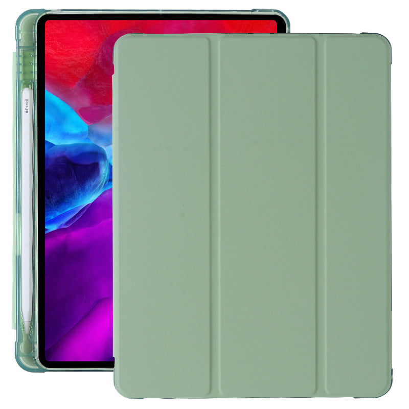 Compatible avec Apple, convient pour coque de protection ipad 10.9 pro 10.5 avec fente pour stylet, étui en cuir dormant mini, coque souple TPU airbag air4