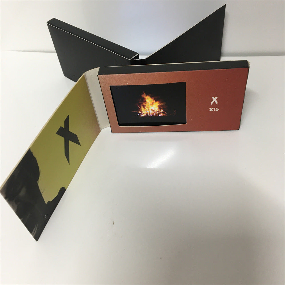 Carte de remerciement Fête des Mères 520 Carte de Noël Thanksgiving Carte vidéo 2 4 pouces Carte d'anniversaire