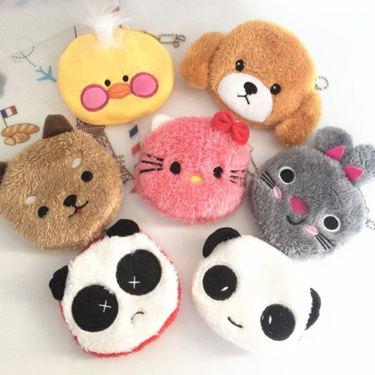 Mignonne petite bourse en peluche