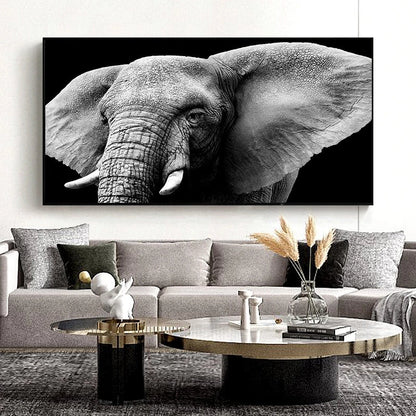 African Wild Animals Canvas Art Poster