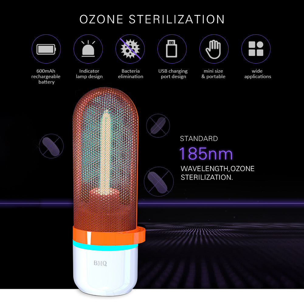 Lámpara germicida UV recargable por USB