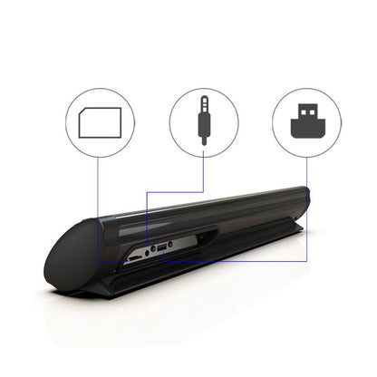 Wall-mounted wireless speaker