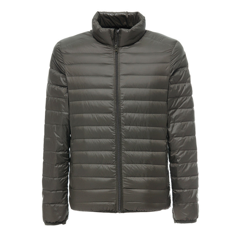 Doudoune légère pour homme Col montant Grande taille