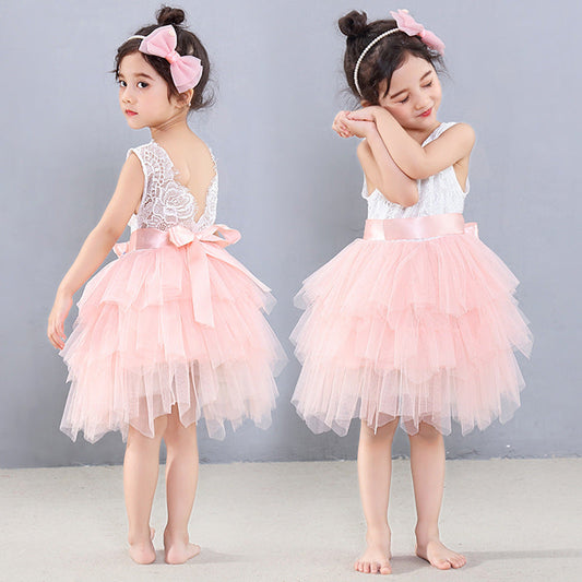 Versión coreana del vestido tutú de princesa para niñas, disfraces del Día del Niño