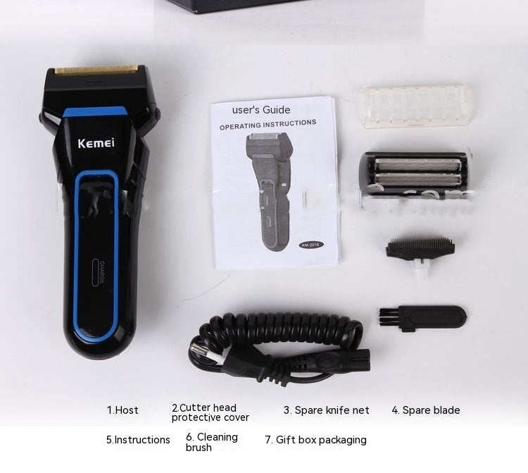 Afeitadora recargable profesional para hombre