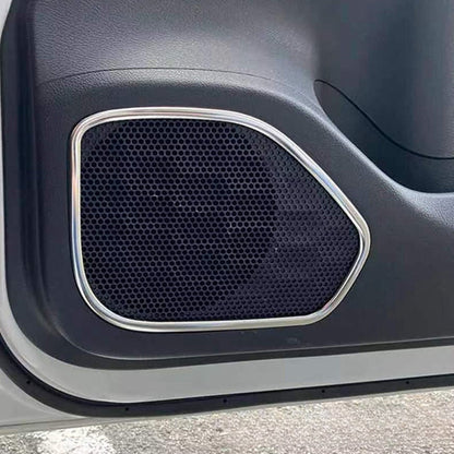 Suitable For 20-22 ROOX40 Series Interior Door Audio Frame Modification Decoration Strip Stainless Steel