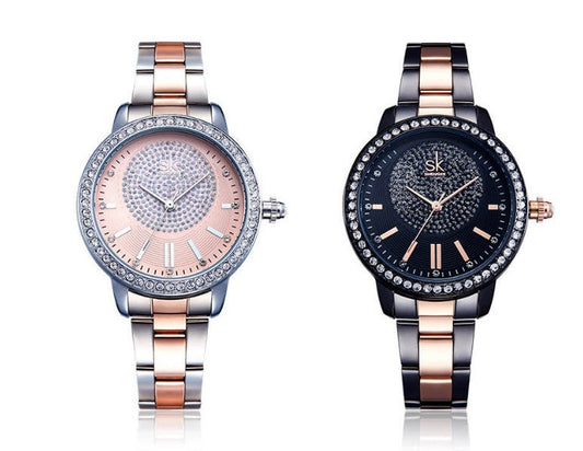 Montre Shengke en or rose
