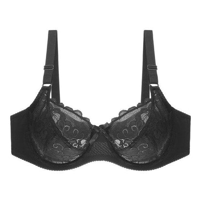 Pure color bra lace women's plus size bra underwear