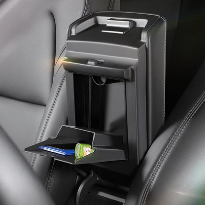 Aplicable a la caja de almacenamiento del reposabrazos de control central del Model3Y