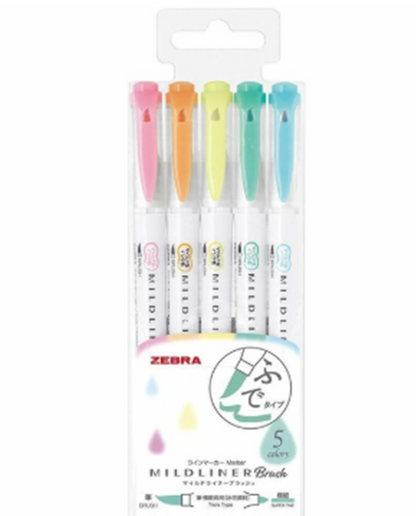 Rotulador de doble punta con base de agua para diario