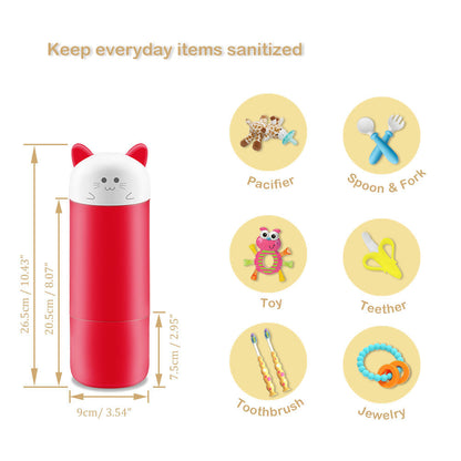 Rechargeable ultraviolet sterilizer