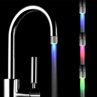LED Temperature-Sensing Faucet Light – Color-Changing Water Safety Indicator
