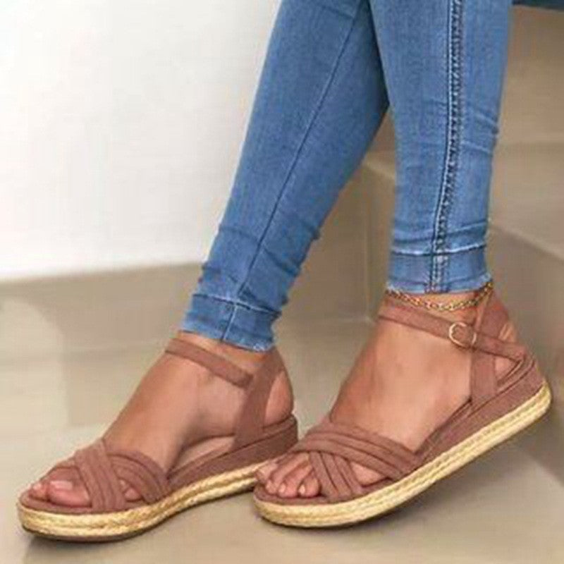 Zapatos de Viscosa con Boca de Pescado para Adulto, Sandalias de Mujer Tallas Grandes Europeas y Americanas