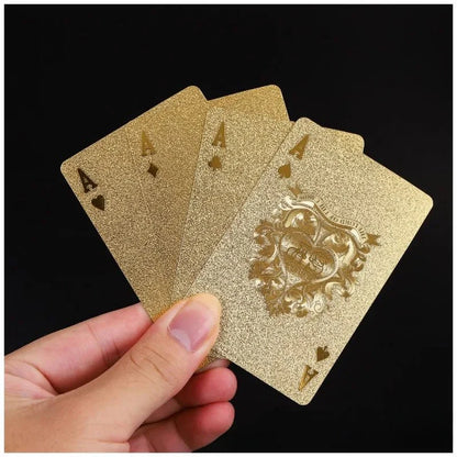 24K Gold Foil Playing Cards | Luxury Poker Deck for Parties and Gifts