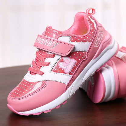 Chaussures décontractées roses tendance pour bébés filles