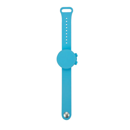 Pulsera desinfectante de silicona para exteriores con desinfectante de manos