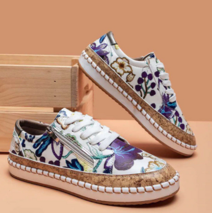 Ethnic Style Printed Flats Decor