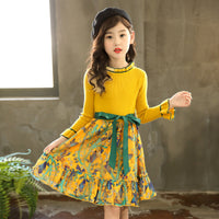 Vestido floral de niña