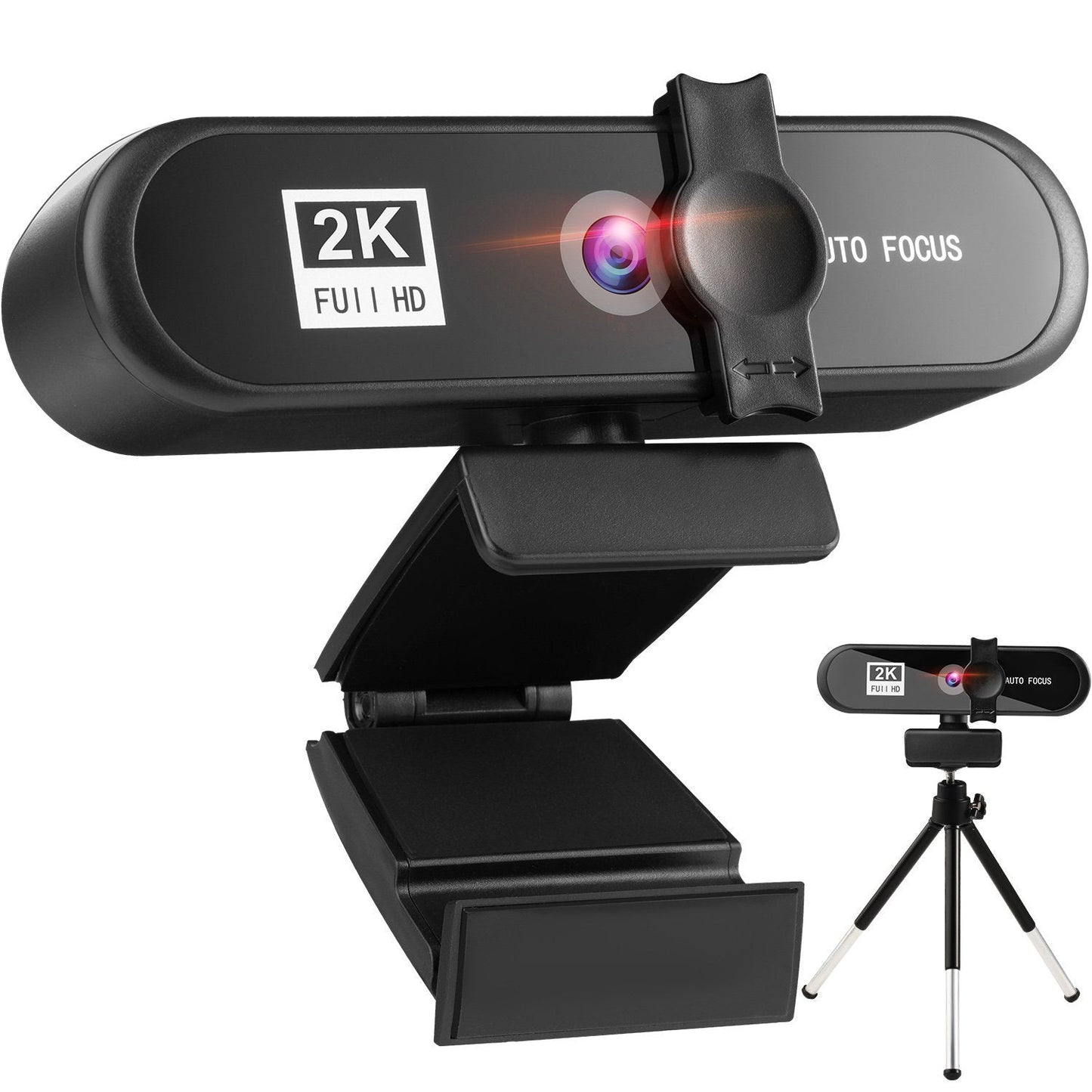 Cámara de computadora con enfoque automático 4K Beauty, cámara web USB en vivo en red