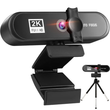 Cámara de computadora con enfoque automático 4K Beauty, cámara web USB en vivo en red