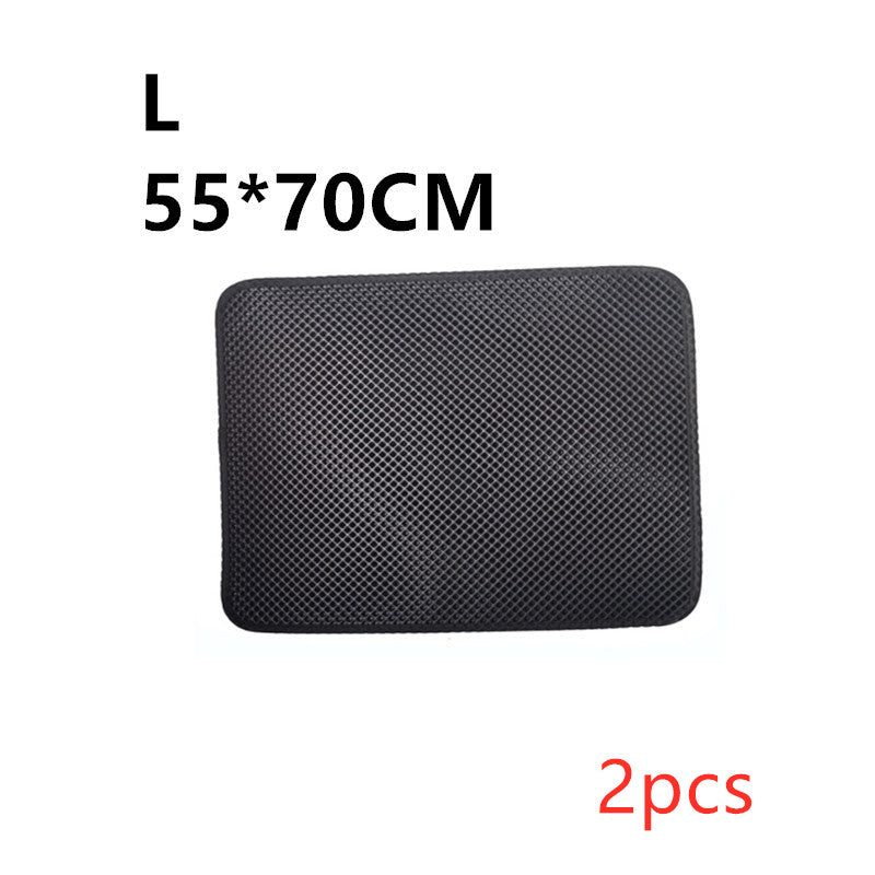 Tapis de litière double couche pour chats, tapis de litière pour animaux de compagnie, tapis de litière pour chats, accessoire de propreté pour maisons de chats