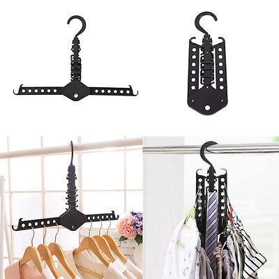 Porte-cintres, gain de place pour vêtements, cintre pliant multifonctionnel magique pour placard, organiseur de vêtements de style minimaliste