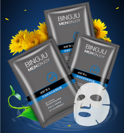 Masque Facial Homme Contrôle du Sébum Hydratant Soins pour la Peau Masculine