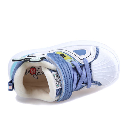 Warm baby quilted casual sneakers