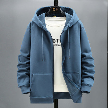 New Fall Men's Trendy Fashion Coat Plus Big Size Loose Style