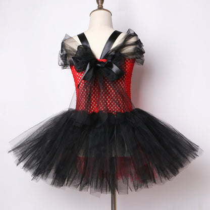 Handmade girls net yarn tutu skirt