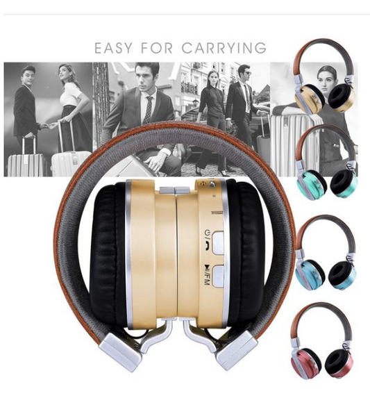 Casque Bluetooth Casque audio Casque MP3 à carte Casque stéréo universel pour ordinateur